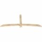 Ekena Millwork Bellingham Rough Sawn Timber Gable Bracket, Douglas Fir, 84"W x 35"H x 2"D x 4"F, 10/12 Pitch GBW084X35X0204BEL00RDF - alternate 2